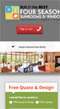 Mobile Screenshot of fourseasons-sunrooms.com